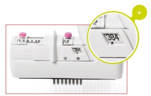 Equalizer window set to ‘384’ to pipette onto 384-microplate