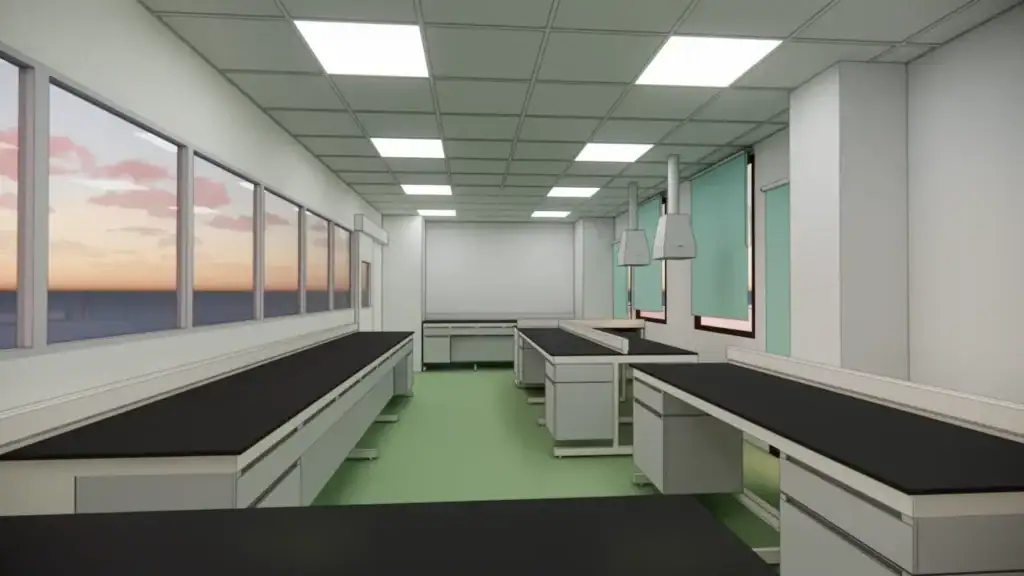 液態化學實驗室建置 簡易3D圖