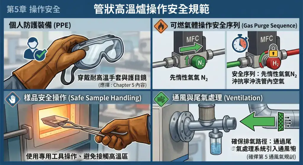 管狀高溫爐操作安全規範