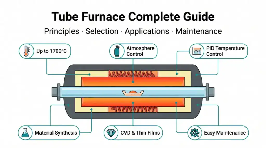 管狀高溫爐完整指南精選圖 結構與應用總覽