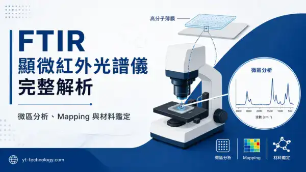 FTIR 顯微紅外光譜儀完整解析封面圖,顯示微區分析與化學影像的概念