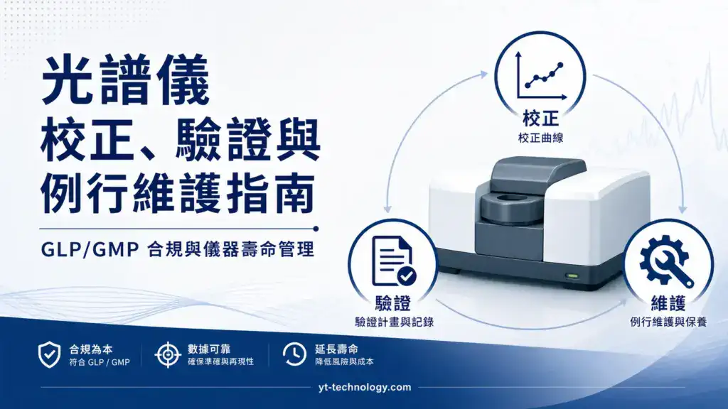 光譜儀校正驗證與例行維護指南封面圖